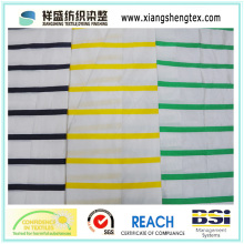 Yarn Dyed Silk Taffeta Fabric with Horizontal Band